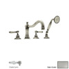 Roman Tub Filler Faucet in Satin Nickel