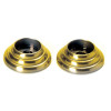 Appliance Pull Rosettes 1-3/4-in in Polished Brass