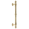Alno Ornate D6929-12-PB Appliance Pull Traditional in Polished Brass