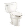 Commercial Right-Height Elongated Two-Piece Pressure-Assisted 1.1 GPF Toilet with 12-in Rough-In