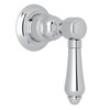 Rohl A4912LMAPCTO Trim for Volume Control and 4-Port Dedicated Diverter with Metal Lever Handle, Polished Chrome