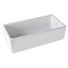 36in Handcrafted, Single-Basin, Fireclay, Apron-Front Farmhouse Kitchen Sink in White 36in Handcrafted, Single-Basin, Fireclay, Apron-Front Farmhouse Kitchen Sink in White