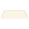 60 x 30 Solid Surface Shower Base Right Drain in Cameo