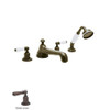 Rohl U.3737L-EB Roman Tub Faucet in English Bronze