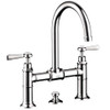 Axor 16511001 Bathroom Faucet Widespread Faucet with Lever Handles in Chrome