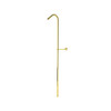 63in Rigid Hook Shower Riser in English Gold