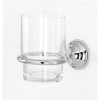 Transitional Tumbler Holder in Polished Chrome