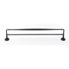 Alno Charlie's Collection A6725-24-BRZ Double Towel Bar Transitional in Bronze