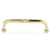 Alno Traditional A702-4-PB Pull in Polished Brass