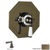 Rohl U.5585L-EB/TO Thermostatic Shower Valve Trim in English Bronze