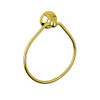 7in Towel Ring in English Gold