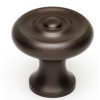 Knob Traditional 1-in in Chocolate Bronze
