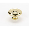 Knob Traditional 1-3/4-in in Polished Brass