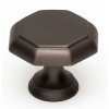 Knob Modern 1-1/4-in in Chocolate Bronze