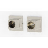 Modern Shower Rod Brackets in Polished Nickel
