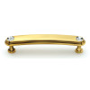 Alno Crystal C211-4-PA Pull Traditional in Polished Antique