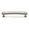 Alno Crystal C211-4-SN Pull Traditional in Satin Nickel