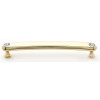 Alno Crystal C211-6-PB Pull Traditional in Polished Brass