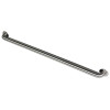42-in L Stainless Steel Front Mounted Grab Bar, Satin 42-in L Stainless Steel Front Mounted Grab Bar, Satin