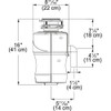 1 Horsepower Continuous Feed Garbage Disposal 1 Horsepower Continuous Feed Garbage Disposal