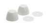 Toilet Bolt Caps (2 Caps) in White