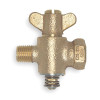 1/2 psig Gas Cock with Throttle Adjustment, FNPT x MNPT Connection Type, 1/4-in x 1/4-in Pipe Size 1/2 psig Gas Cock with Throttle Adjustment, FNPT x MNPT Connection Type, 1/4-in x 1/4-in Pipe Size