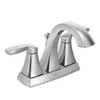 Moen 6901 Double Handle Centerset Bathroom Faucet in Chrome