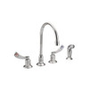 Moen 8244 Double Handle Kitchen Faucet in Chrome