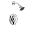 Moen T8375 Posi-Temp Pressure Balanced Shower Trim with Shower Head in Chrome