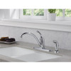 Delta 440-DST Collins Single Handle Kitchen Faucet with Spray in Polished Chrome