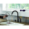 Delta 978-RB-DST Single Handle Pull-Down Kitchen Faucet in Venetian Bronze