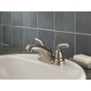 Two Handle Centerset Lavatory Faucet in Brilliance Stainless