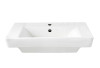 Pedestal Lavatory Top with Single Faucet Hole without Pedestal Leg in White