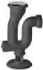P-Trap with Strainer and 2-in Threaded Inside for Cast Iron Service Sinks