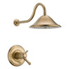 Delta T17T297-CZ Cassidy Dual Function Pressure Balanced Shower Trim with Integrated Shower Trim Less Rough-in in Champagne Bronze