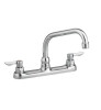 American Standard 6408.140.002 Monterrey Kitchen Faucet with Lever Handles and Deck Plate in Chrome
