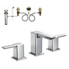 Two-Handle Widespread Lavatory Faucet in Chrome