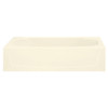 60-in L x 29-in W Oval In Rectangle Skirted Bathtub with Right-Hand Drain in Biscuit 60-in L x 29-in W Oval In Rectangle Skirted Bathtub with Right-Hand Drain in Biscuit