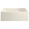 Sterling 71151120-LNR-96 60-in L x 32-in W Rectangular Alcove Bathtub with Right-Hand Drain in Biscuit Sterling 71151120-LNR-96 60-in L x 32-in W Rectangular Alcove Bathtub with Right-Hand Drain in Biscuit