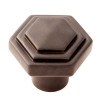 Alno Geometric A1535-CHBRZ Knob Transitional 1-1/4-in in Chocolate Bronze