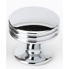 Knob Transitional 1-3/8-in in Polished Chrome