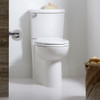 American Standard 2989.101.020 Right-Height Elongated 1.28 GPF Toilet with Seat; 12-in Rough-In; and Concealed Trapway