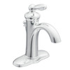 Moen 6600 Single Handle Single Hole Bathroom Faucet in Chrome
