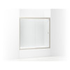 59.625-in x 58.31-in Frameless Bathtub Door in Nickel with Clear Glass 59.625-in x 58.31-in Frameless Bathtub Door in Nickel with Clear Glass