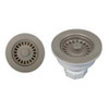 4-1/2-in Diameter Fixed Post Sink Strainer in Truffle