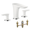 Hansgrohe KT15440-06607WC PuraVida 2-Handle Roman Tub Faucet with Rough-In in White/Chrome