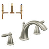 Moen KRTBR-D-T933BN 8-1/8-Inch Roman Tub Faucet in Brushed Nickel