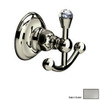 Rohl A1481CSTN Double Hook Robe Hook in Satin Nickel
