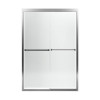 42.62-in to 47.62-in W x 69.68-in H Sliding Shower Door in Silver with Clear Glass 42.62-in to 47.62-in W x 69.68-in H Sliding Shower Door in Silver with Clear Glass
