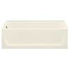 Sterling 71121110-LNR-96 60-in L x 32-in W Rectangular Skirted Bathtub with Left-Hand Drain in Biscuit Sterling 71121110-LNR-96 60-in L x 32-in W Rectangular Skirted Bathtub with Left-Hand Drain in Biscuit